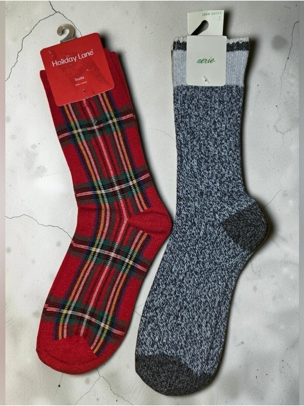 Aries Holiday Lane Crew Socks 2 Pack #SOK10